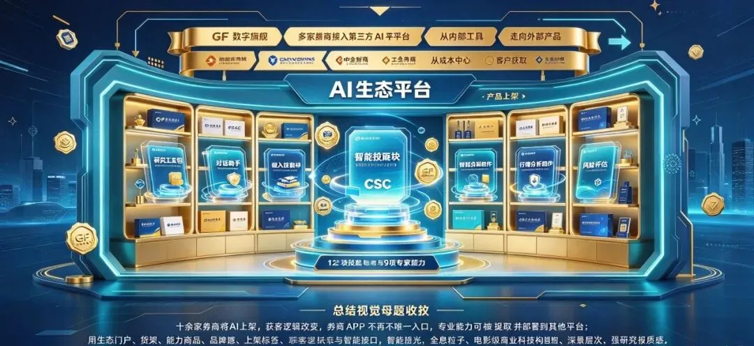 10家券商把AI能力摆上货架,获客逻辑变了