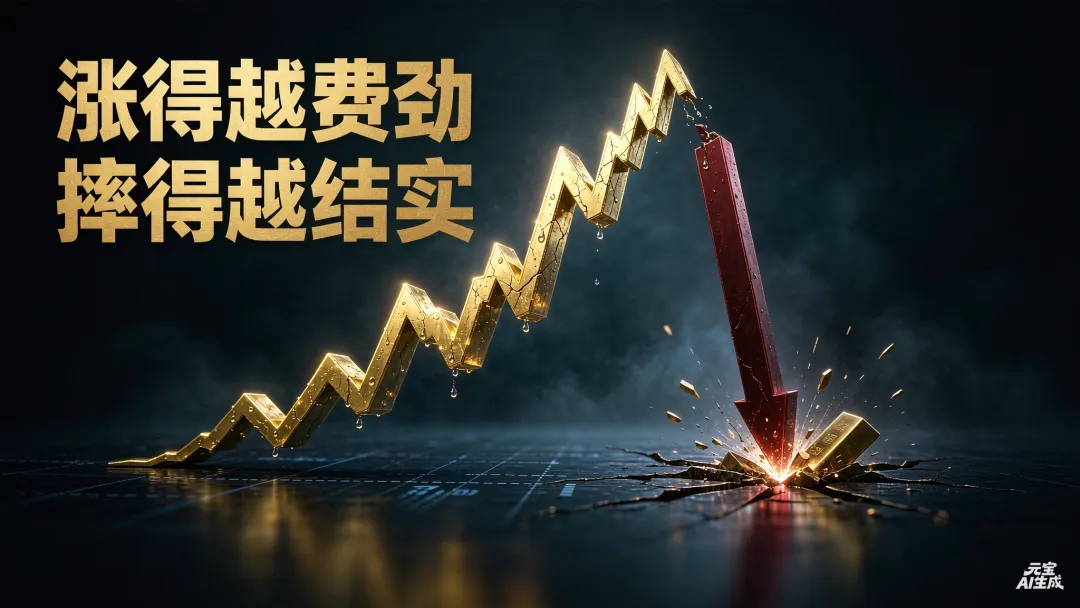 金泓研报:10.19 / 下跌三驱动:涨得越费劲,摔得越结实