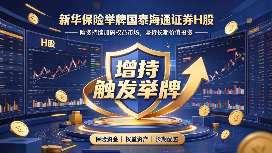 险资持续加码权益市场!新华保险举牌券商H股,长期投资思路坚定不变