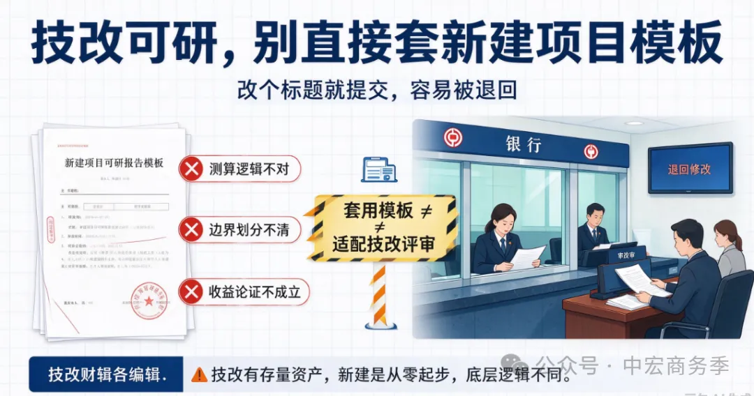 同样是可行性研究报告,技改项目和新建项目差别在哪?很多人搞错