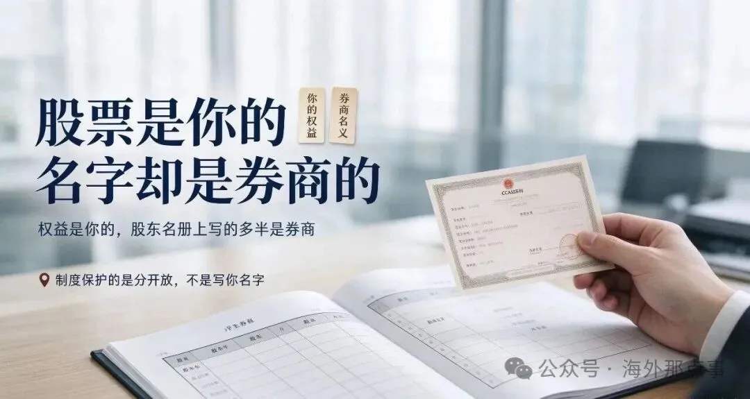 股票是你的,名字却是券商的