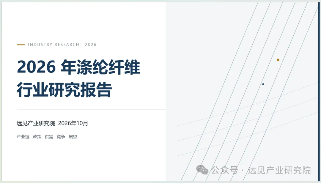 2026 年涤纶纤维行业研究报告