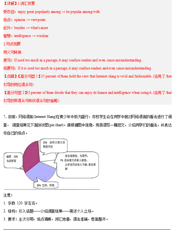 2024年高考英语书面表达答题模板17 图表作文-第14张图片-四季读书网