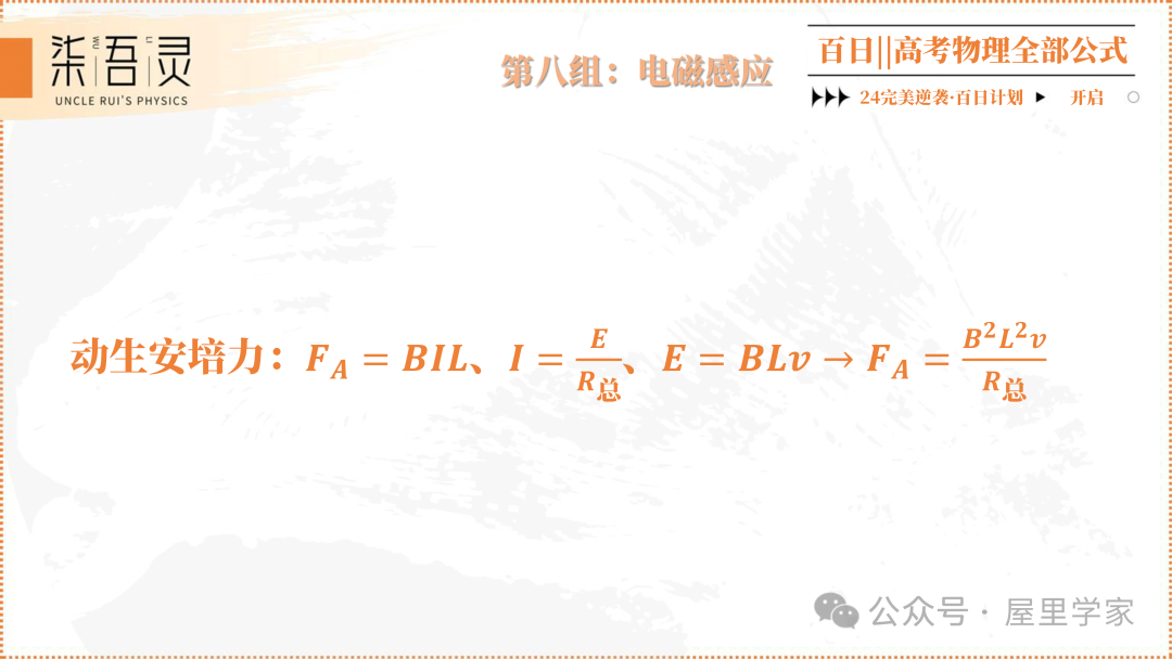 高考物理 | 2024版高中物理公式总结-第38张图片-四季读书网