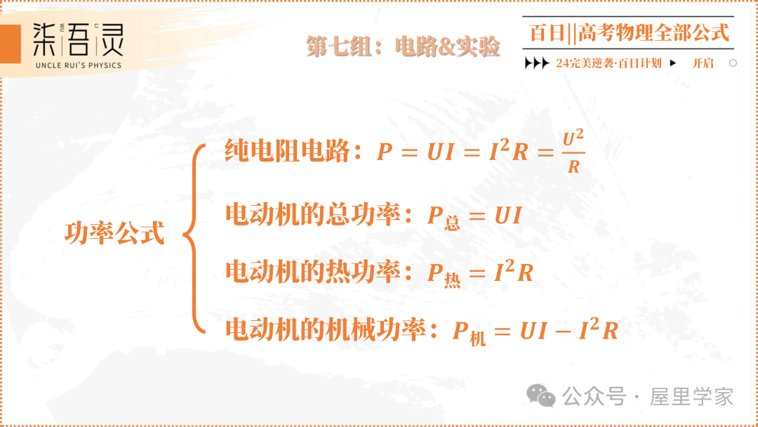 高考物理 | 2024版高中物理公式总结-第33张图片-四季读书网