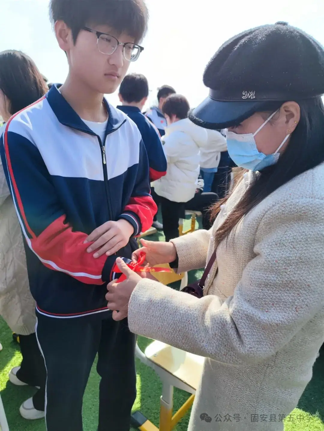 龙年中考燃激情  冲刺中考创辉煌——固安县第五中学九年级百日誓师大会-第55张图片-四季读书网
