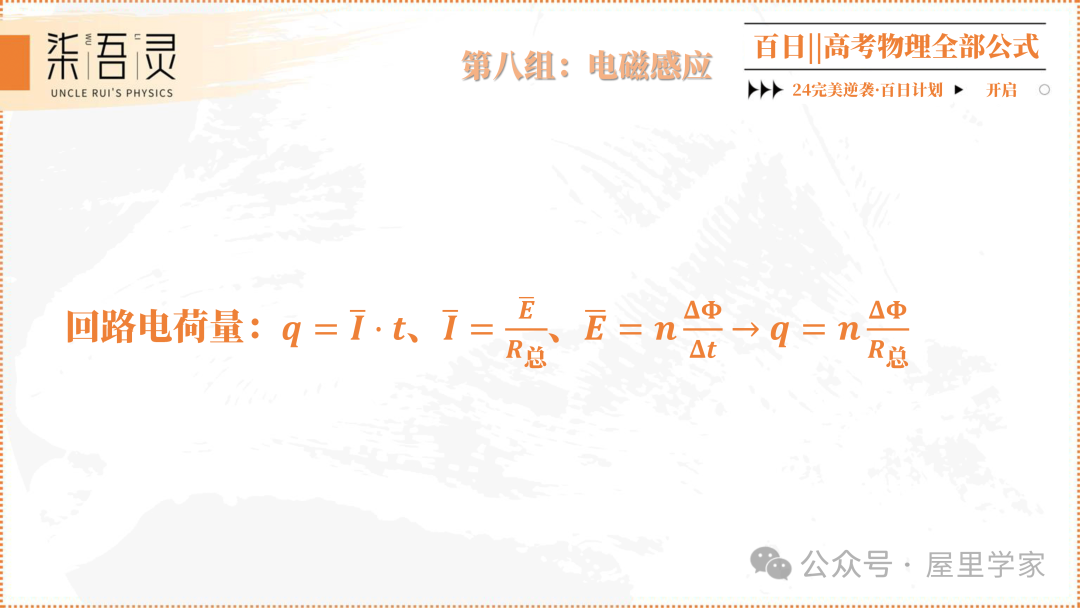 高考物理 | 2024版高中物理公式总结-第39张图片-四季读书网