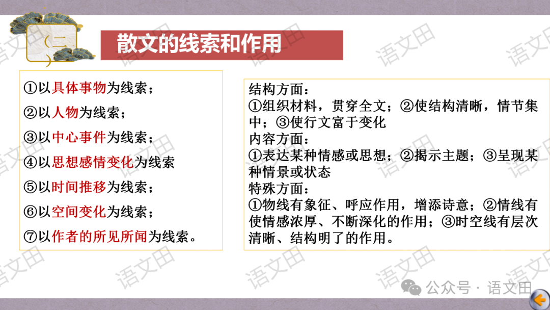 高考散文复习:散文的结构-第41张图片-四季读书网 高考散文复习:散文的结构-第41张图片-四季读书网