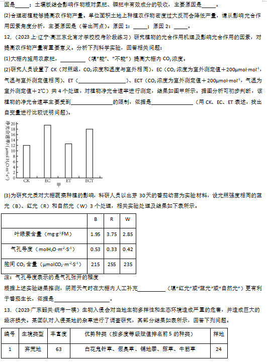 2024年高考生物【热点·重点·难点】专练,打印一份练熟了,孩子想不上90+都难!(新高考专用)-第10张图片-四季读书网