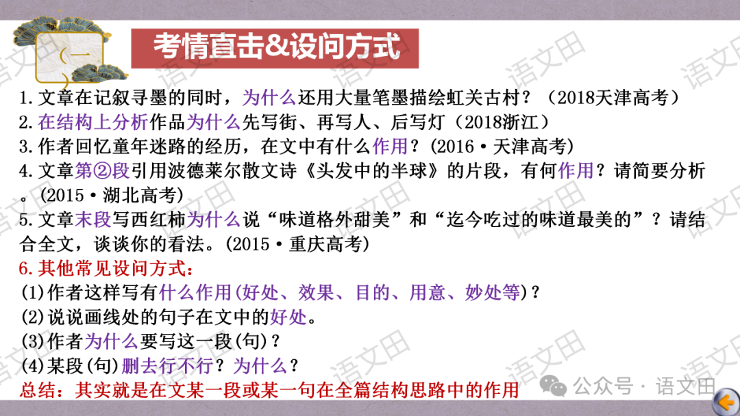 高考散文复习:散文的结构-第49张图片-四季读书网 高考散文复习:散文的结构-第49张图片-四季读书网
