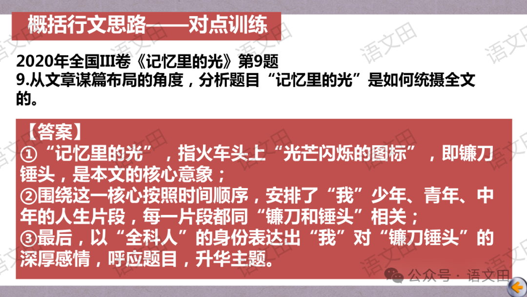 高考散文复习:散文的结构-第36张图片-四季读书网 高考散文复习:散文的结构-第36张图片-四季读书网