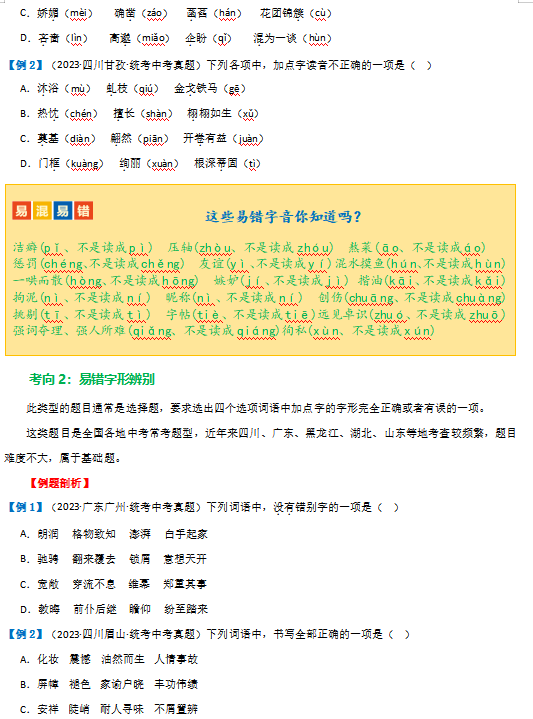 2024年中考语文第一轮复习(PPT课件+配套讲义+配套练习),全面巩固提升,收藏打印给孩子,考试轻松突破120分!-第14张图片-四季读书网