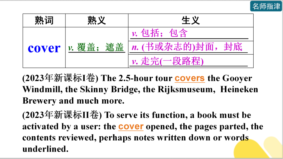 近5年高考英语全国卷中的熟词生义-第3张图片-四季读书网