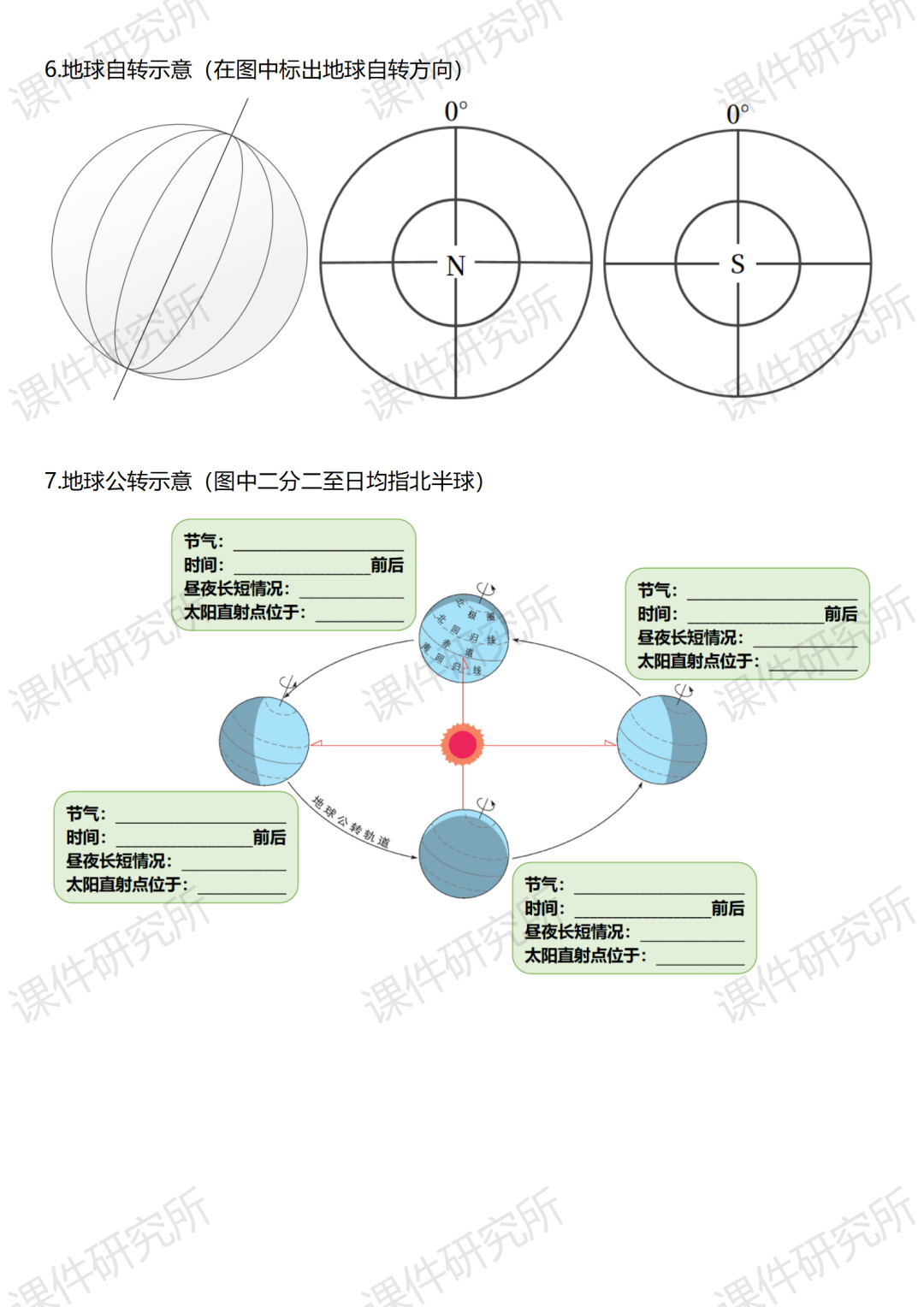 中考地理专题复习课件强势来袭!目前正在更新中~-第5张图片-四季读书网