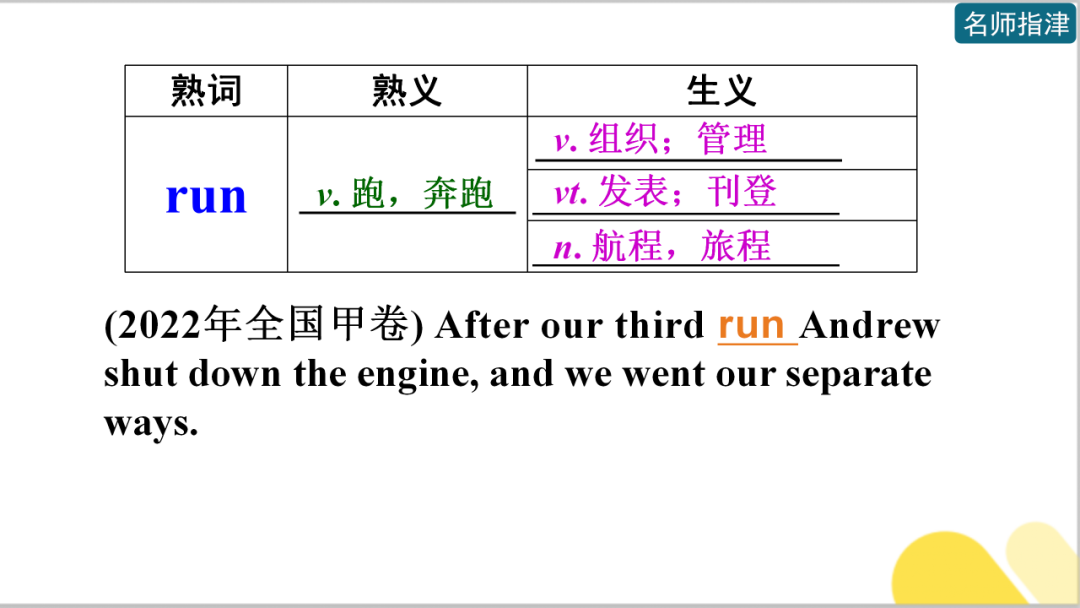近5年高考英语全国卷中的熟词生义-第11张图片-四季读书网