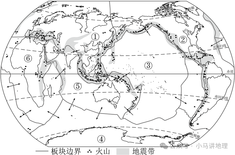 地理中考复习每天五道题18:陆地和海洋-第3张图片-四季读书网 地理中考复习每天五道题18:陆地和海洋-第3张图片-四季读书网