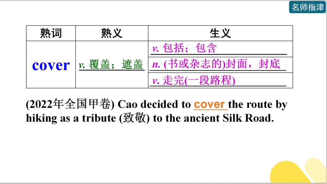 近5年高考英语全国卷中的熟词生义-第4张图片-四季读书网