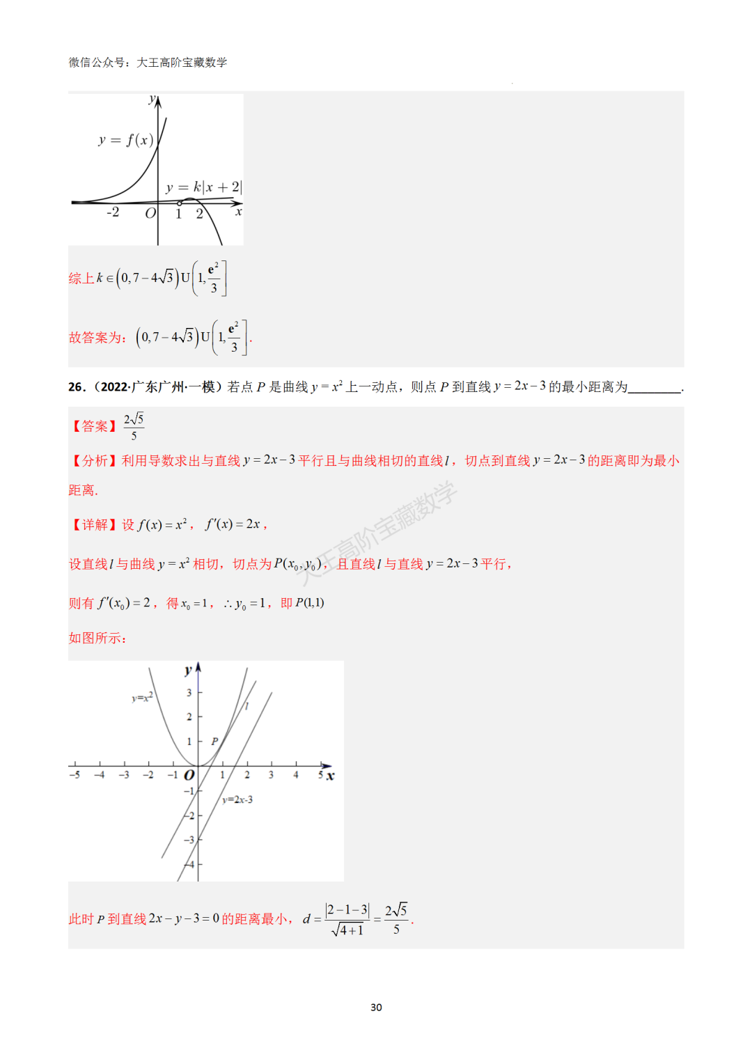 【高考总复习】专题8 导数的几何意义(切线问题)-第39张图片-四季读书网