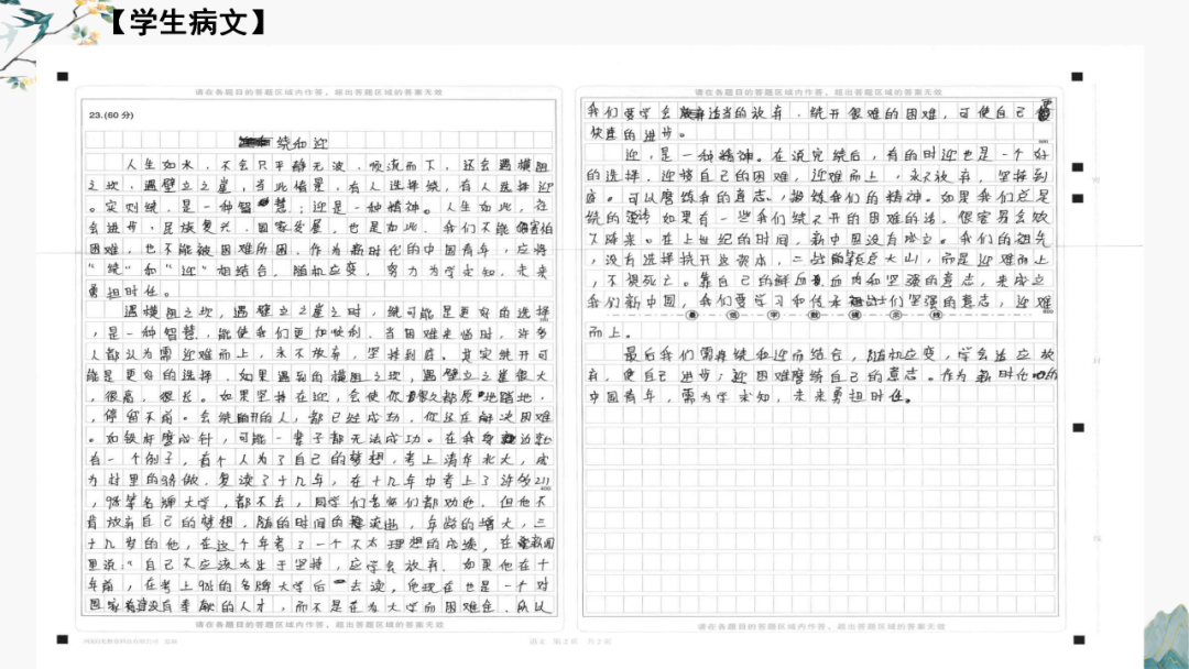 高考作文主体段修改——以2024年湛江一模为例-第10张图片-四季读书网 高考作文主体段修改——以2024年湛江一模为例-第10张图片-四季读书网