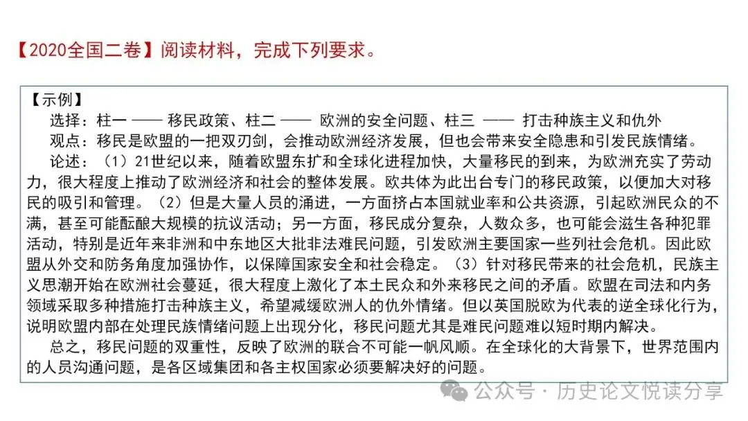 高考历史小论文题型分类及答题技巧-第112张图片-四季读书网
