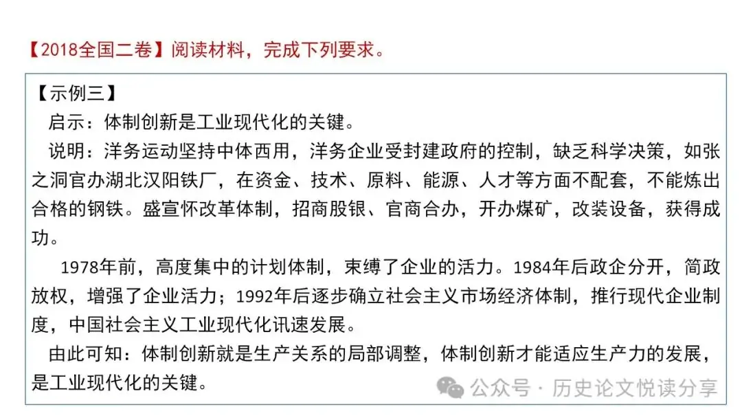高考历史小论文题型分类及答题技巧-第59张图片-四季读书网