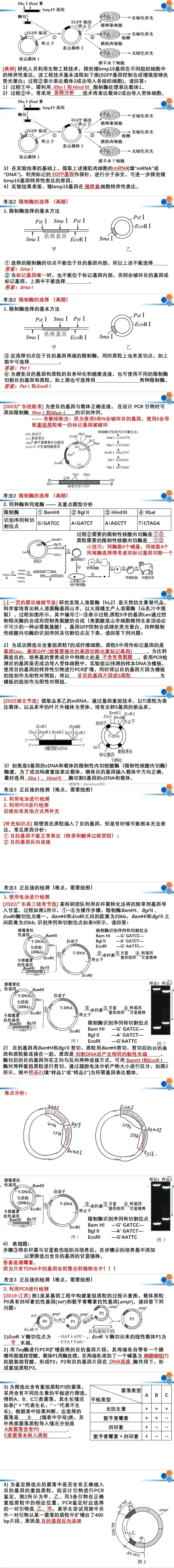 高考预测:基因工程的高频考点与情景分析-第2张图片-四季读书网