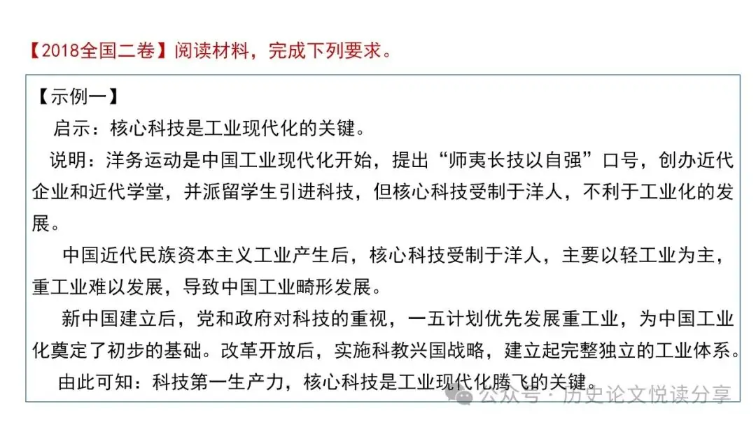 高考历史小论文题型分类及答题技巧-第57张图片-四季读书网