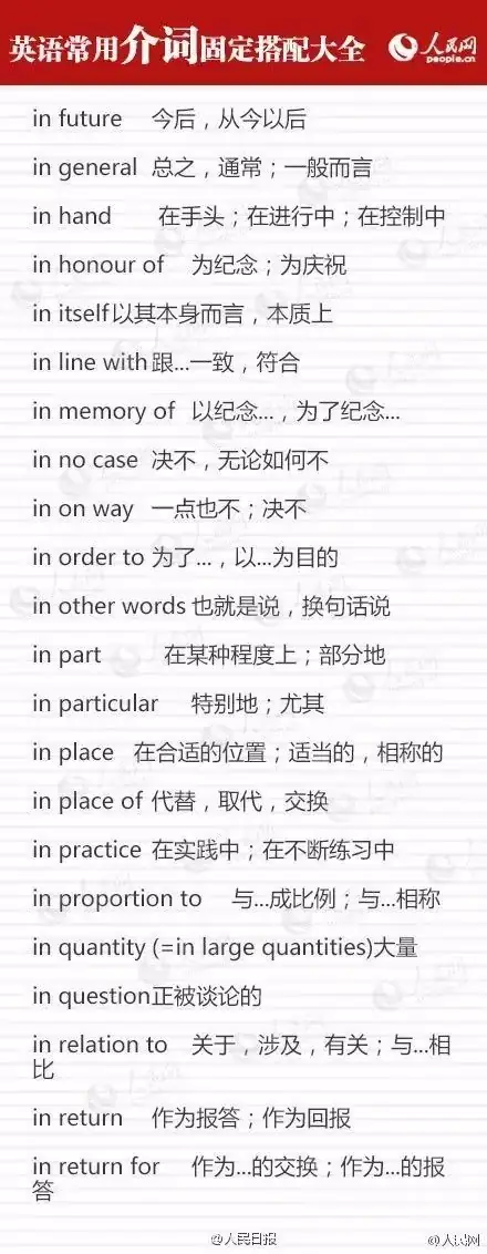 干货!这九类介词用法辨析,中考英语必考(附固定搭配)-第5张图片-四季读书网