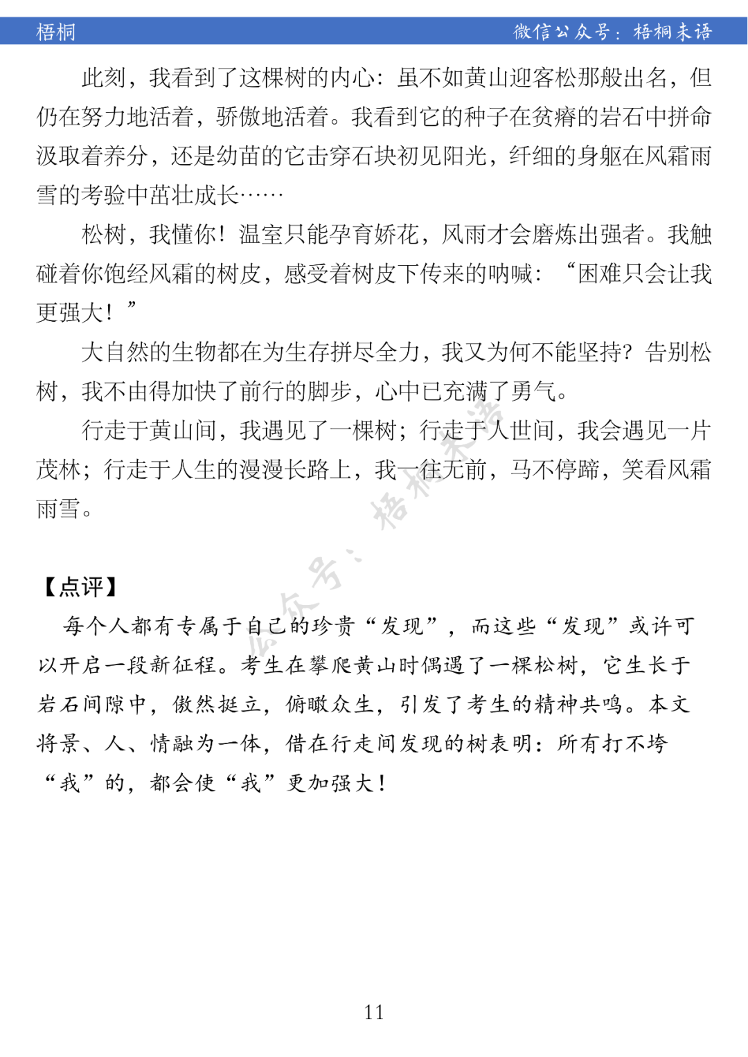 中考作文解读、范文精选与点评:2023南通 第11张 中考作文解读、范文精选与点评:2023南通 第11张