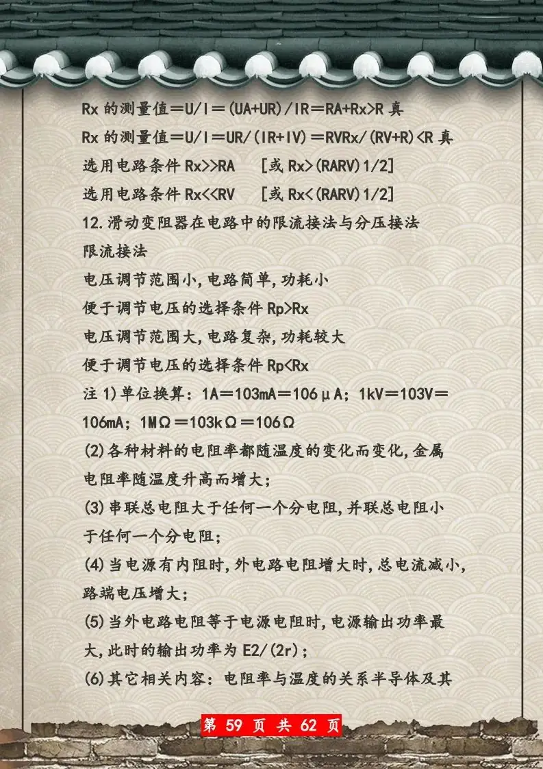 【高考物理】高考物理62页总复习知识网络一览表-第59张图片-四季读书网