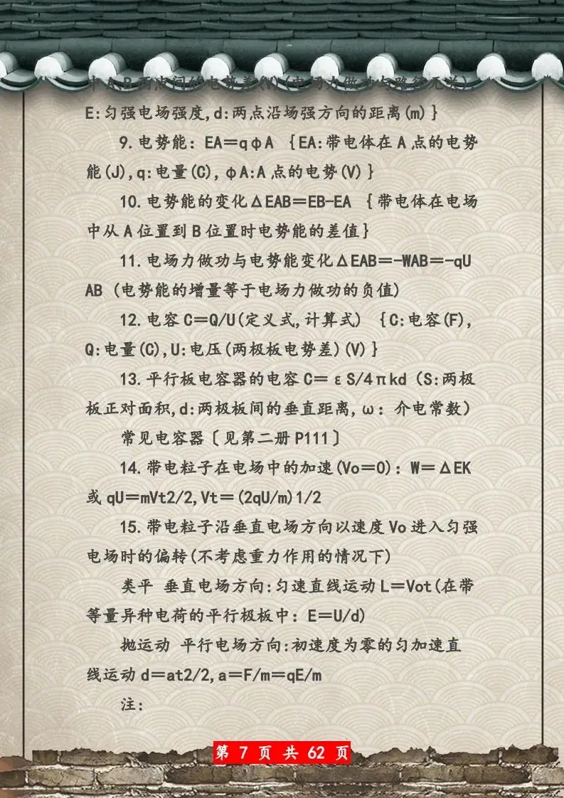【高考物理】高考物理62页总复习知识网络一览表-第7张图片-四季读书网