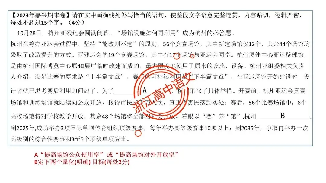 郑军亮:寻核接榫  顺理成章——高考语言文字运用之句子补写复习-第21张图片-四季读书网
