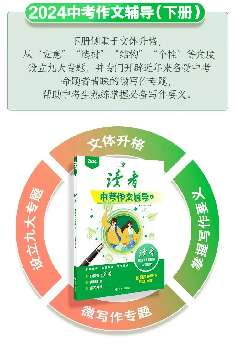 《读者·中高考作文辅导》,多次命中中高考作文题 ,资深语文老师推荐 第4张 《读者·中高考作文辅导》,多次命中中高考作文题 ,资深语文老师推荐 第4张