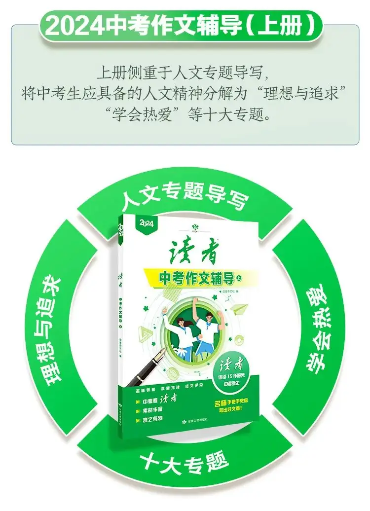 《读者·中高考作文辅导》,多次命中中高考作文题 ,资深语文老师推荐 第3张 《读者·中高考作文辅导》,多次命中中高考作文题 ,资深语文老师推荐 第3张