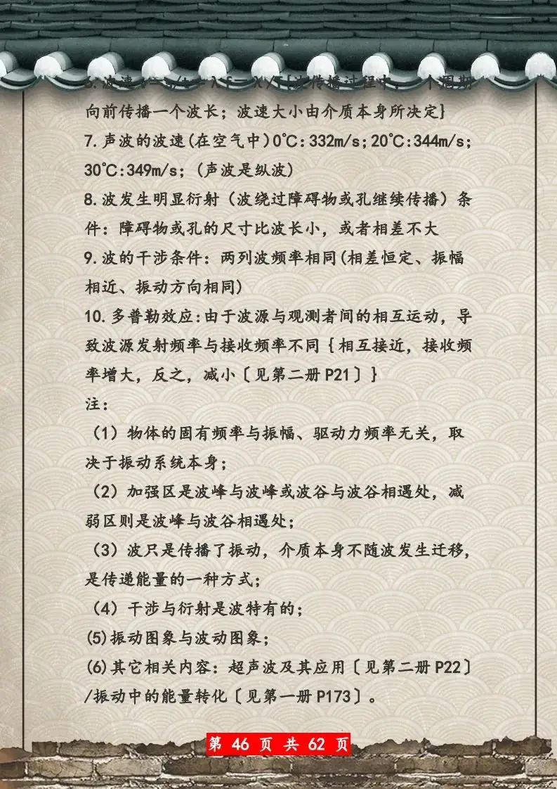【高考物理】高考物理62页总复习知识网络一览表-第46张图片-四季读书网