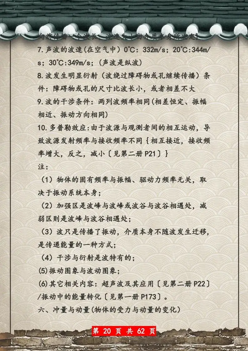 【高考物理】高考物理62页总复习知识网络一览表-第20张图片-四季读书网