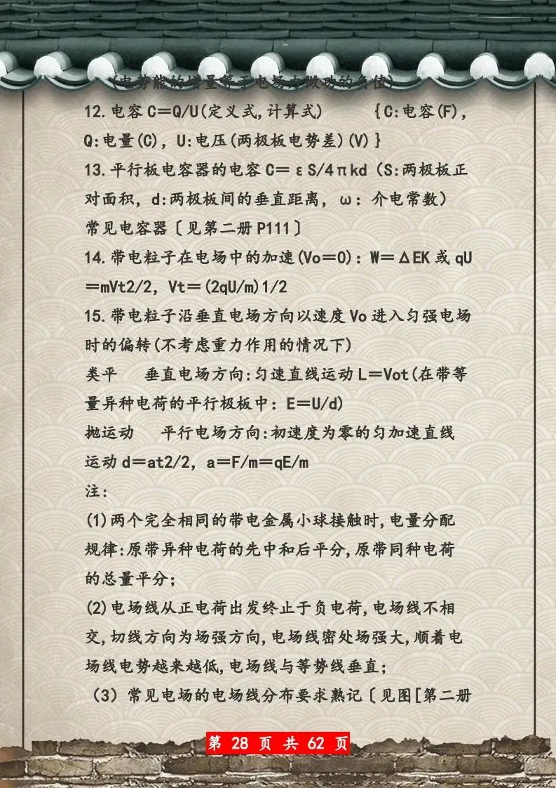 【高考物理】高考物理62页总复习知识网络一览表-第28张图片-四季读书网