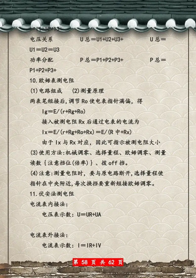 【高考物理】高考物理62页总复习知识网络一览表-第58张图片-四季读书网