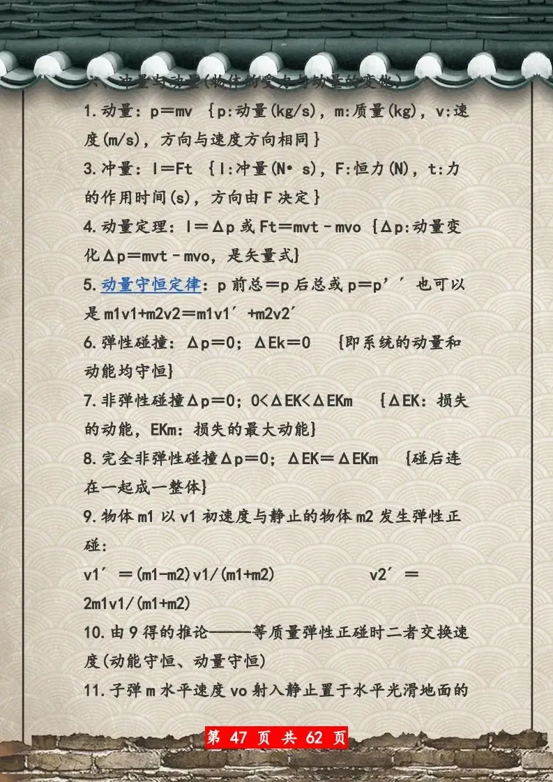 【高考物理】高考物理62页总复习知识网络一览表-第47张图片-四季读书网