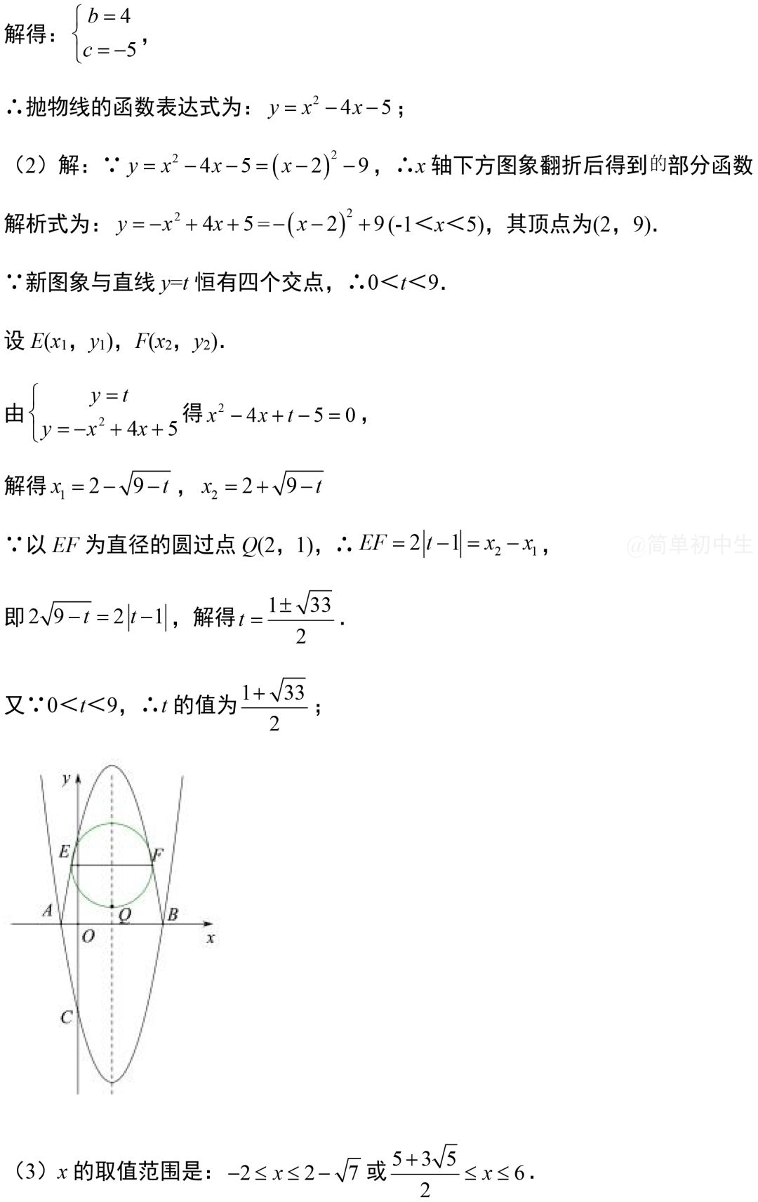 中考数学压轴题:二次函数与几何综合真题-第17张图片-四季读书网