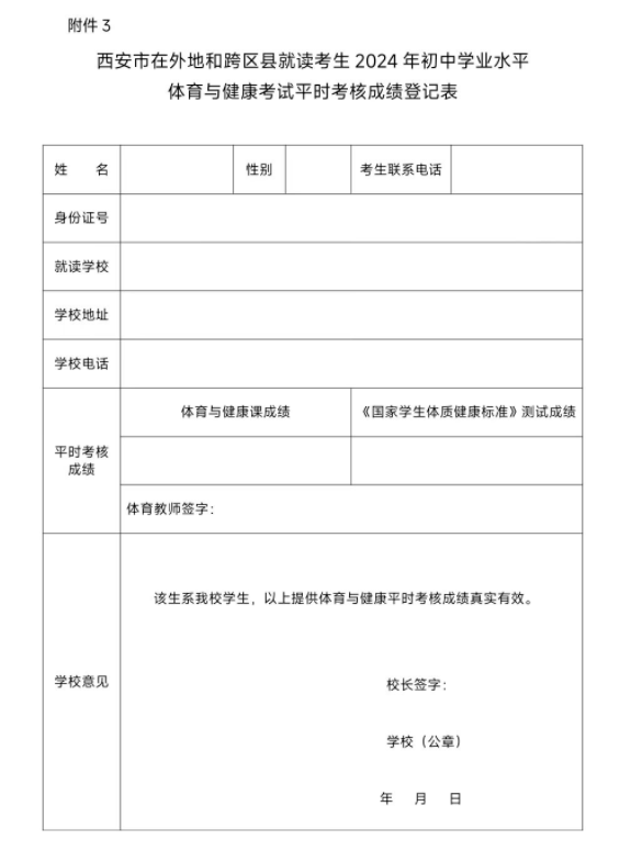 【中考】新城区/高新区/灞桥区/西咸新区2024年九年级区内户籍、市外学籍报名细则-第12张图片-四季读书网