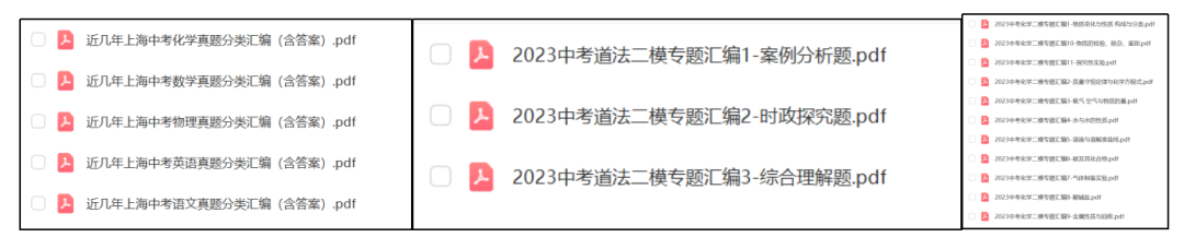 2024决战上海中考!16区历年中考作文大礼包免费送!还附超百份全科专项试题精编【含各科详解】-第5张图片-四季读书网