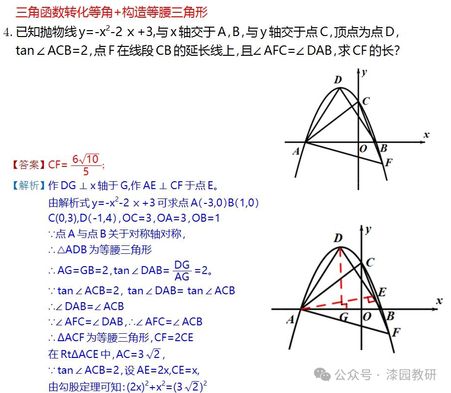 中考重难点,二次函数压轴处理思路-第31张图片-四季读书网