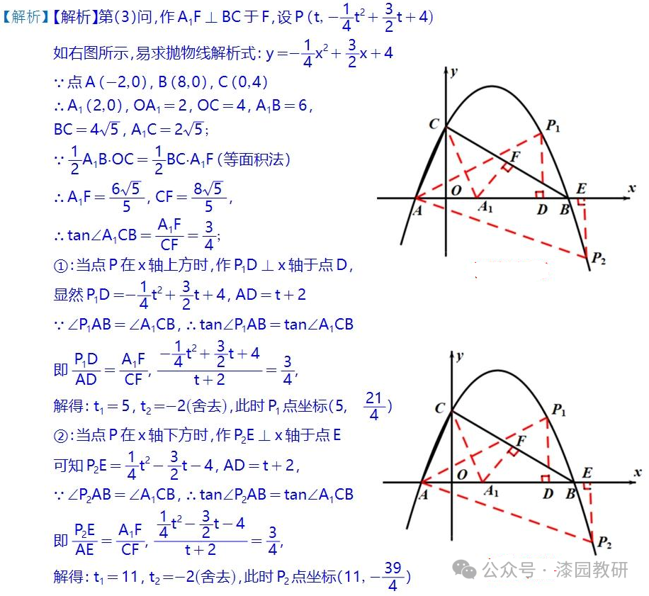 中考重难点,二次函数压轴处理思路-第7张图片-四季读书网