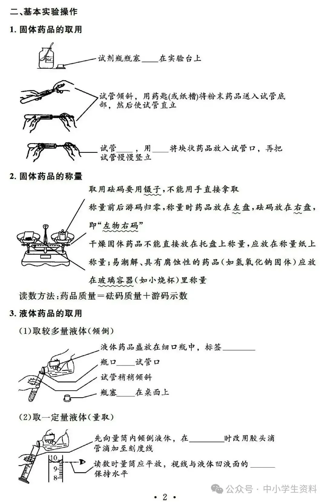 中考化学基础知识巩固-第3张图片-四季读书网