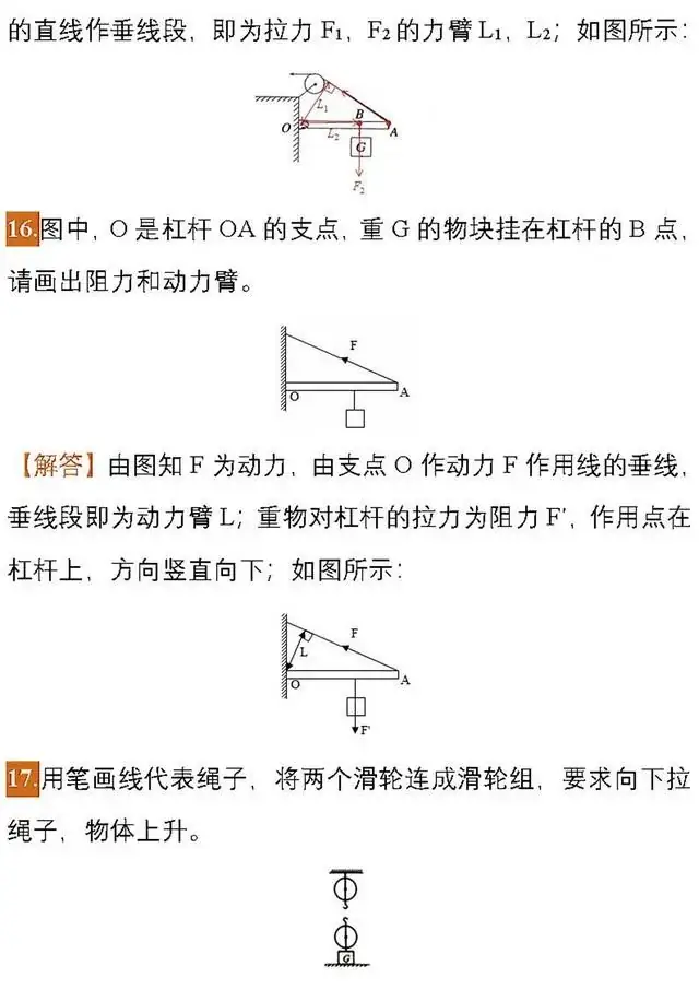 福利领取丨【初中物理】中考物理作图题专项练习,必看!!!-第11张图片-四季读书网