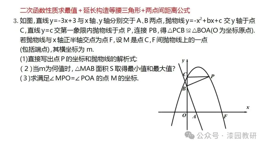 中考重难点,二次函数压轴处理思路-第28张图片-四季读书网