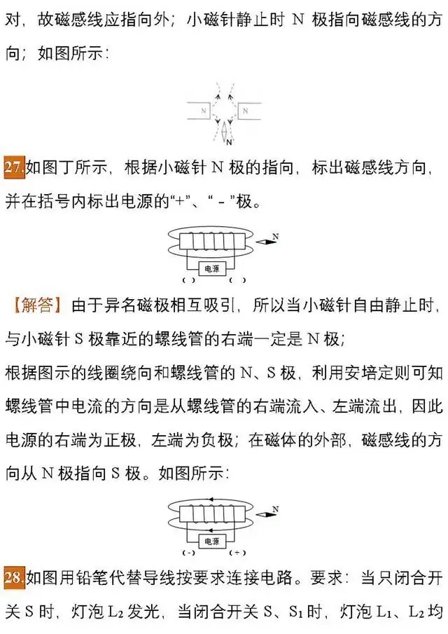 福利领取丨【初中物理】中考物理作图题专项练习,必看!!!-第17张图片-四季读书网