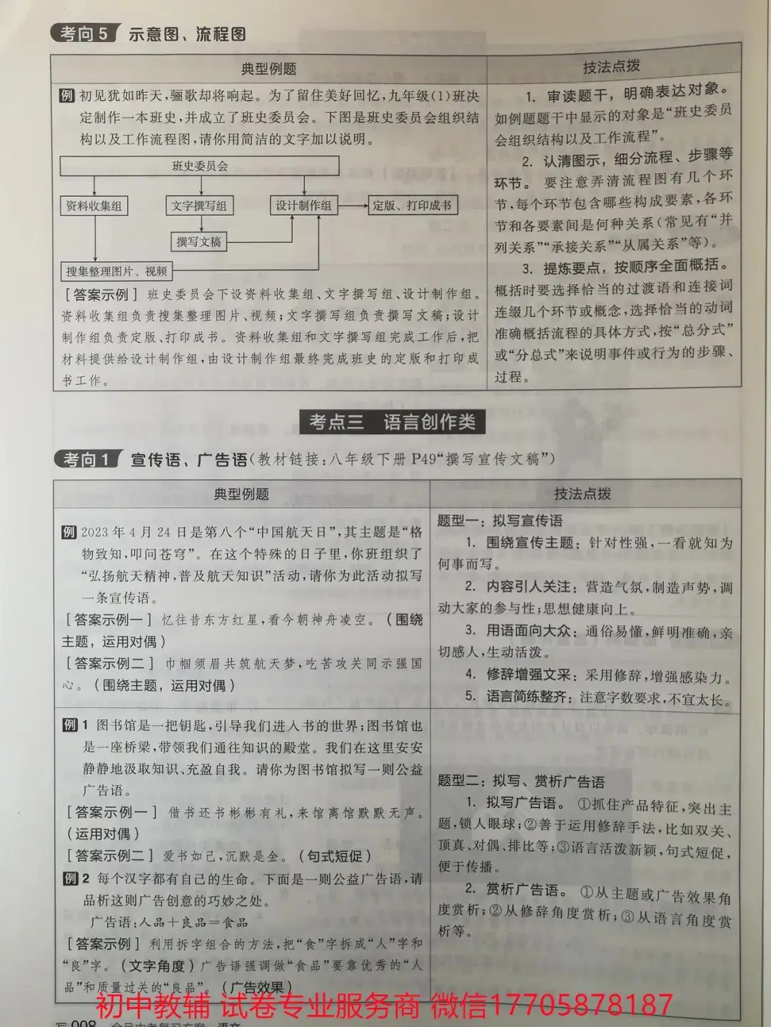 2024全品中考 复习方案 语文-第101张图片-四季读书网