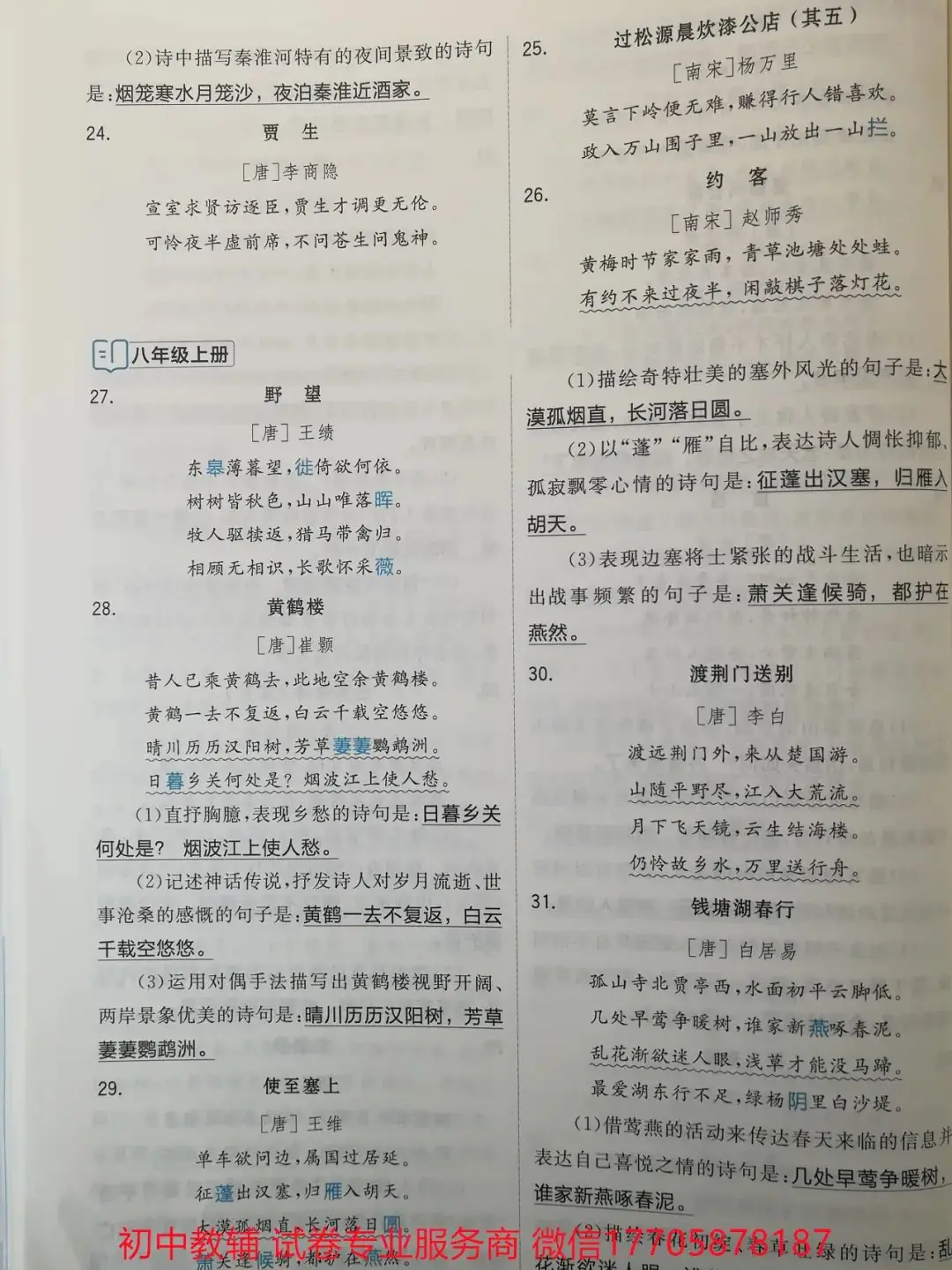 2024全品中考 复习方案 语文-第28张图片-四季读书网